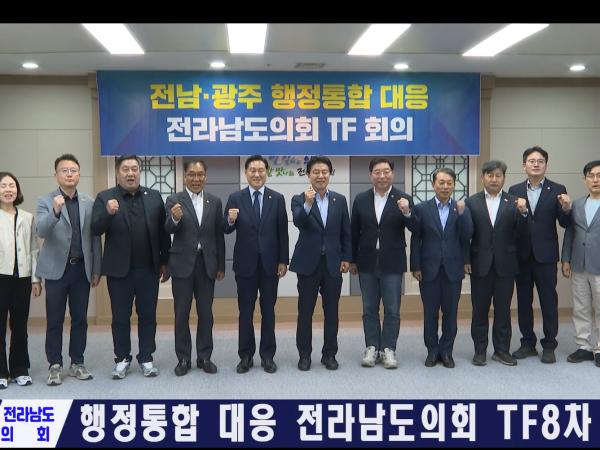 행정통합 대응 도의회 TF 8차 회의