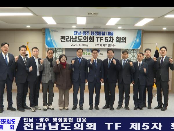 전남광주 행전통합대응 전라남도의회 TF 5차 회의