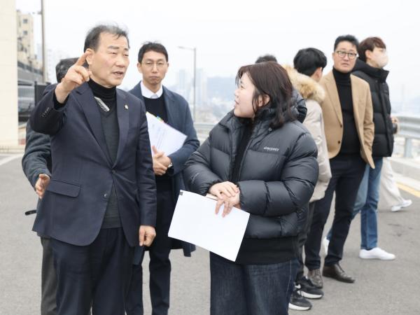 여수시 광무동 서초등학교 인근 민원 현장간담회