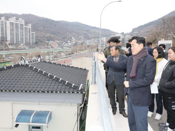 여수시 광무동 서초등학교 인근 민원 현장간담회