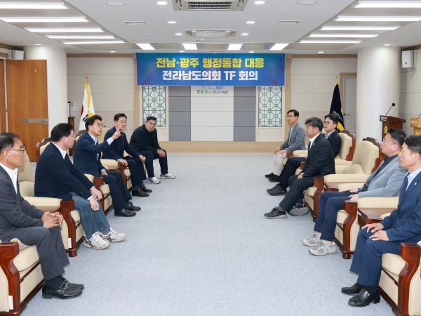 행정통합 대응 도의회 TF 8차 회의