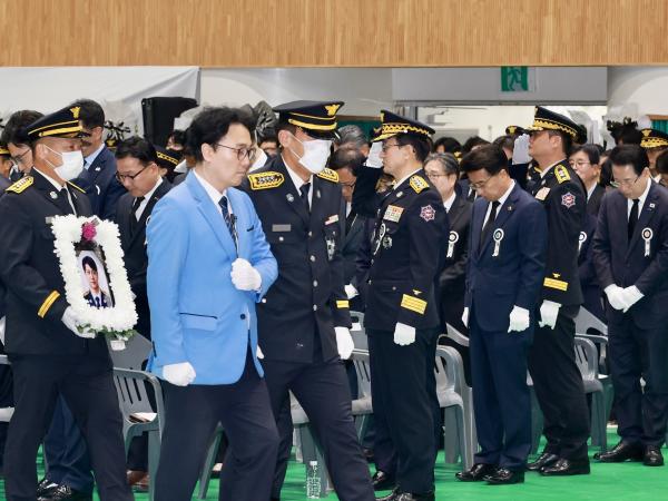 순직 소방공무원 영결식