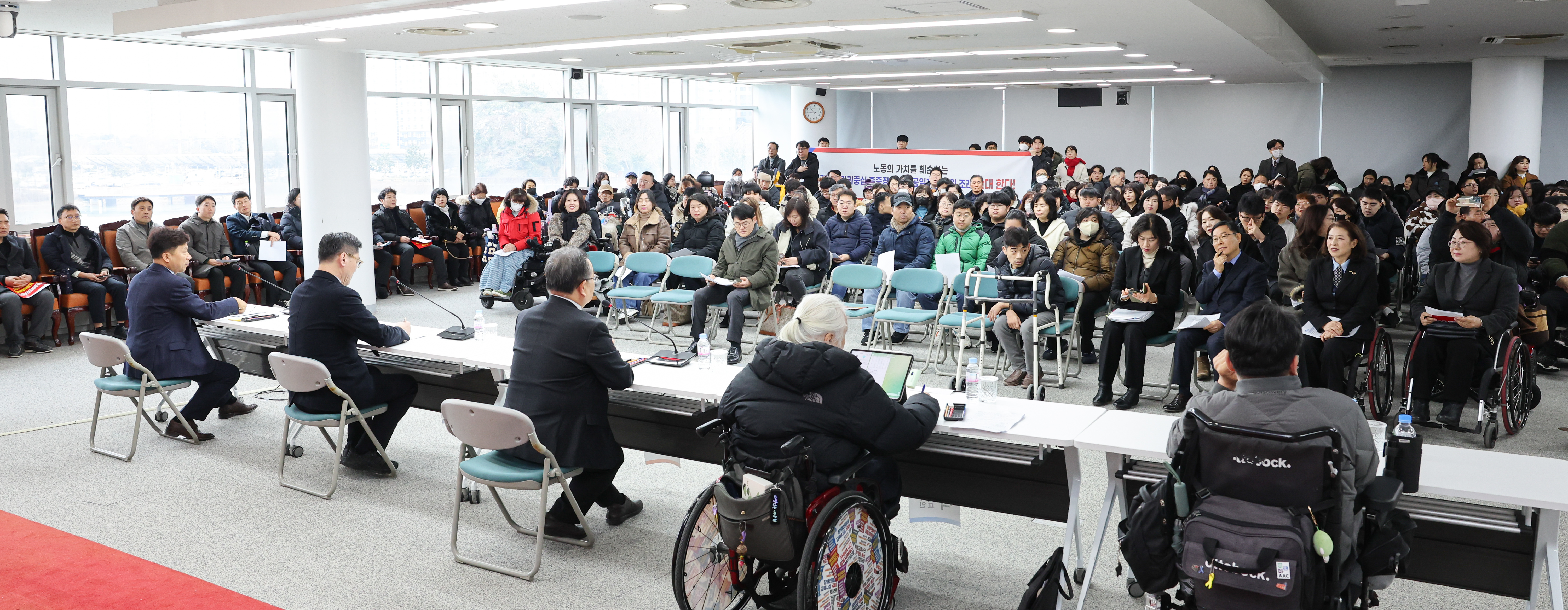 26년01월29일 전라남도 권리중심 중증장애인 공공일자리 지원 조례안 간련 공청회 (23)7