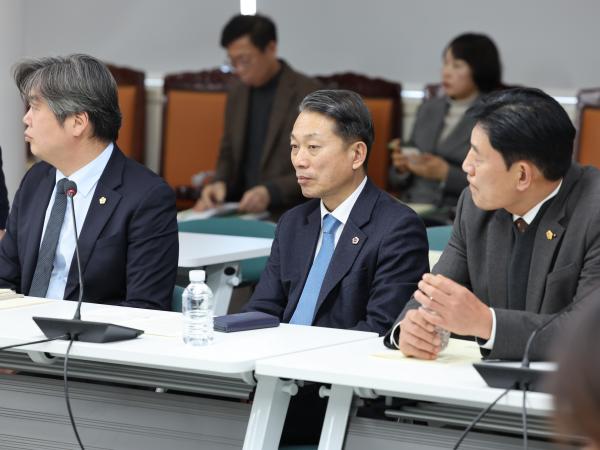 광주·전남 행정통합 관련 전남도의회-집행부 간담회