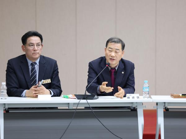 광주·전남 행정통합 관련 전남도의회-집행부 간담회