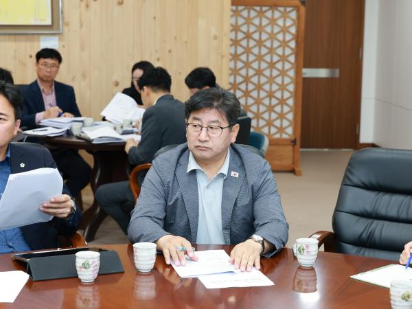 행정통합 대응 도의회 TF 9차 회의