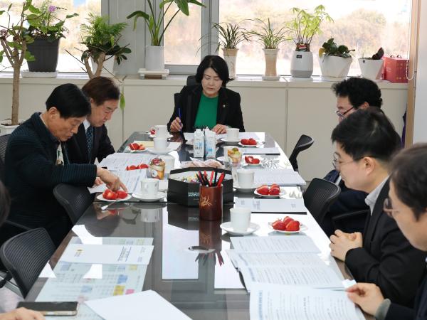 2026년 1차 의정자문위원회의 경제관광문화분과 회의