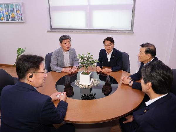 의장단 광주권 언론사 방문