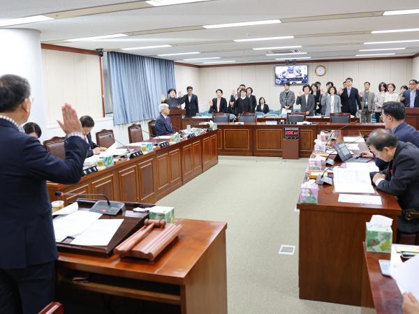 제395회 제2차 정례회 보건복지환경위원회 행정사무감사 및 회의