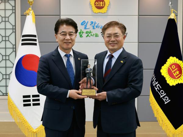 전남상인연합회 회장 접견