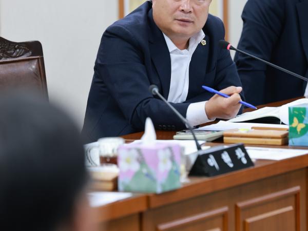 제395회 제2차 정례회 안전건설소방위원회 추경예산안 심사 등 회의