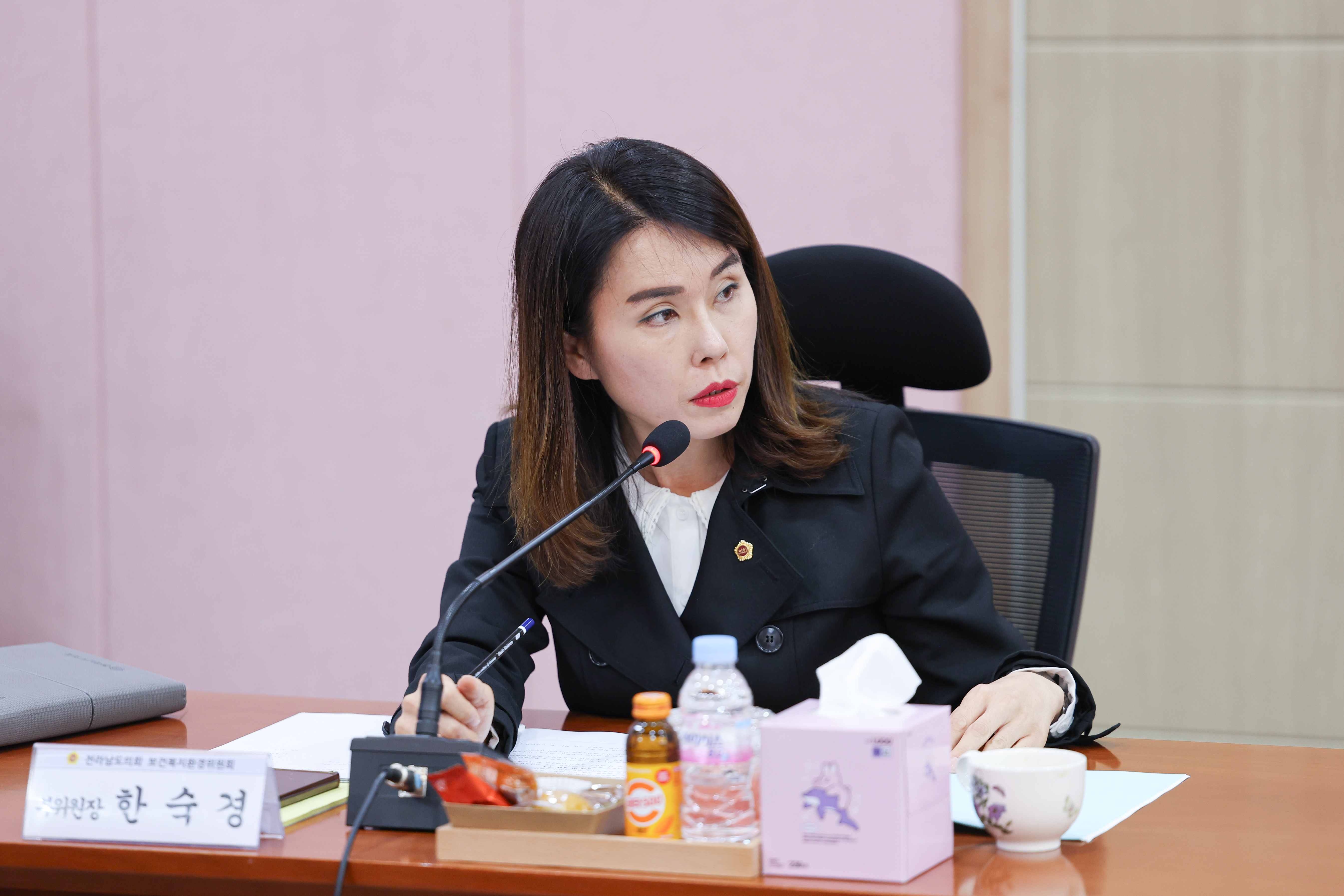 25년11월06일 제395회 제2차 정례회 보건복지환경위윈회 행정사무감사 등 회의 (강진의료원) (40)3