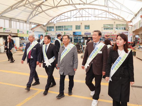 보건복지환경위원회 전통시장 장보기 캠페인