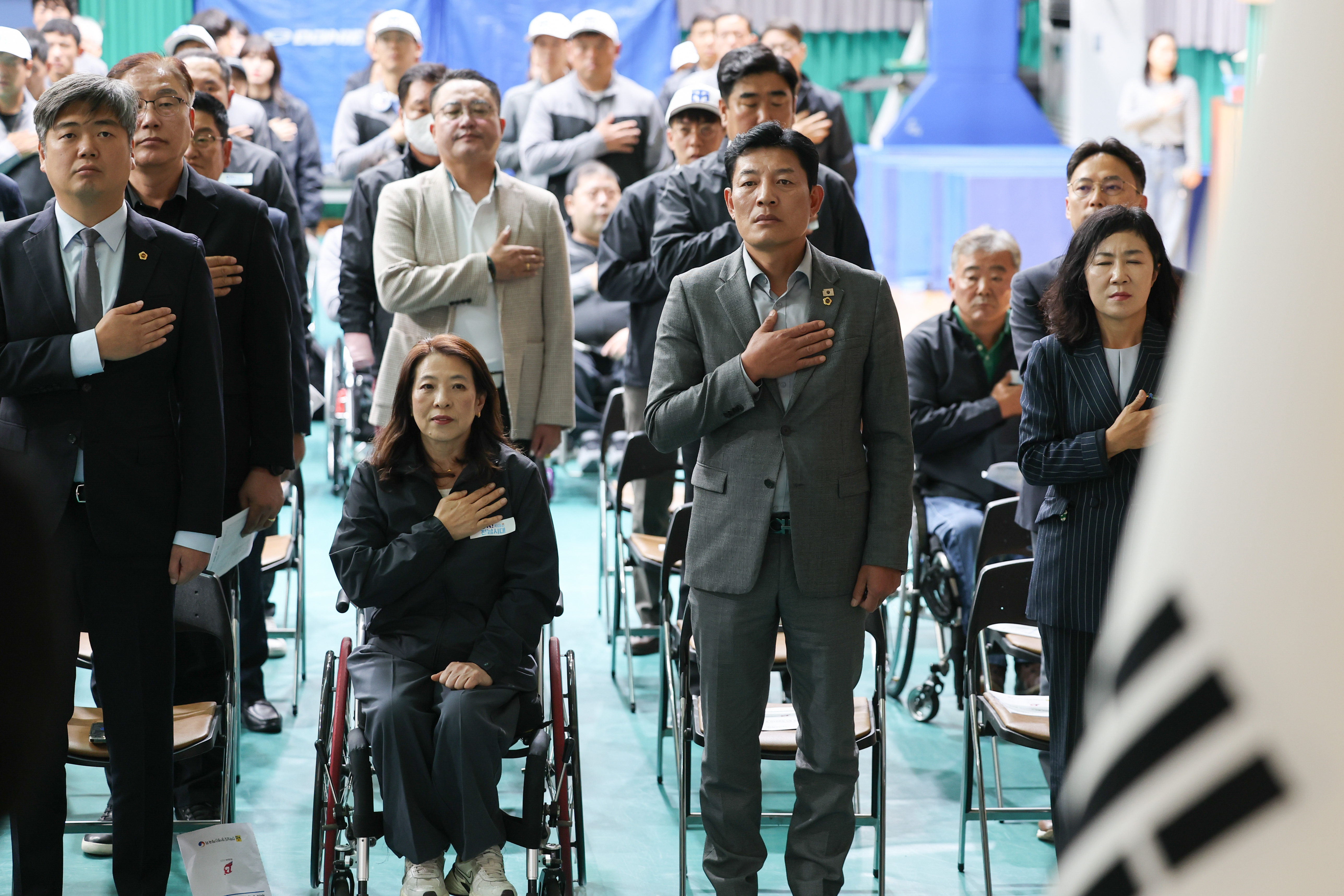 제45회 전국장애인체육대회 전라남도선수단 결단식 첨부이미지 : 25년10월20일 제45회 전국장애인체육대회 전라남도선수단 결단식 (18).jpg