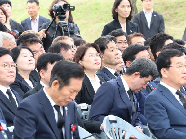 제77주기 여수순천 10·19사건 합동 추념식
