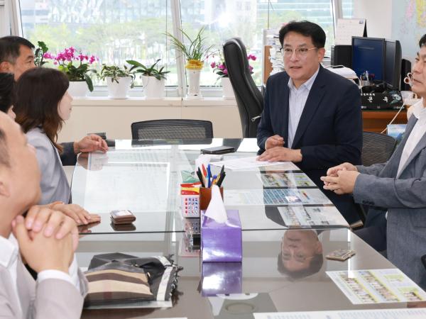대구 기초의회 민주당 소속의원 도의회 내방