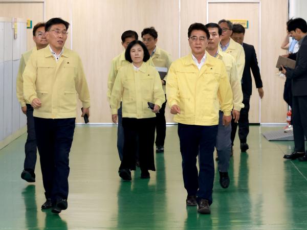 을지연습 근무자 격려 방문