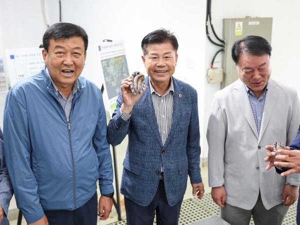 농수산위원회 현지활동 ‘해양수산과학원 수산종자연구소’