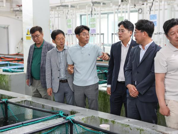 농수산위원회 현지활동 ‘해양수산과학원 수산종자연구소’