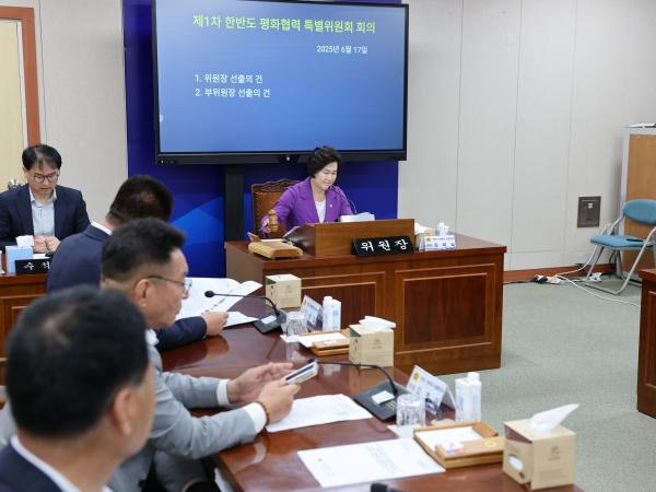 한반도평화협력 특별위원회 제1차 회의 첨부이미지 : 25년06월17일 한반도평화협력 특별위원회 제1차 회의 - 007.jpg