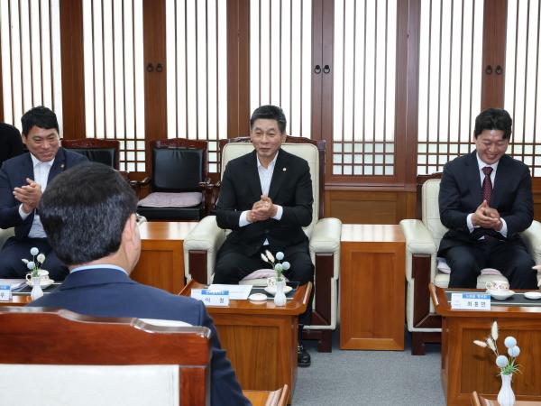 완도군 노화읍 청년회와 간담회