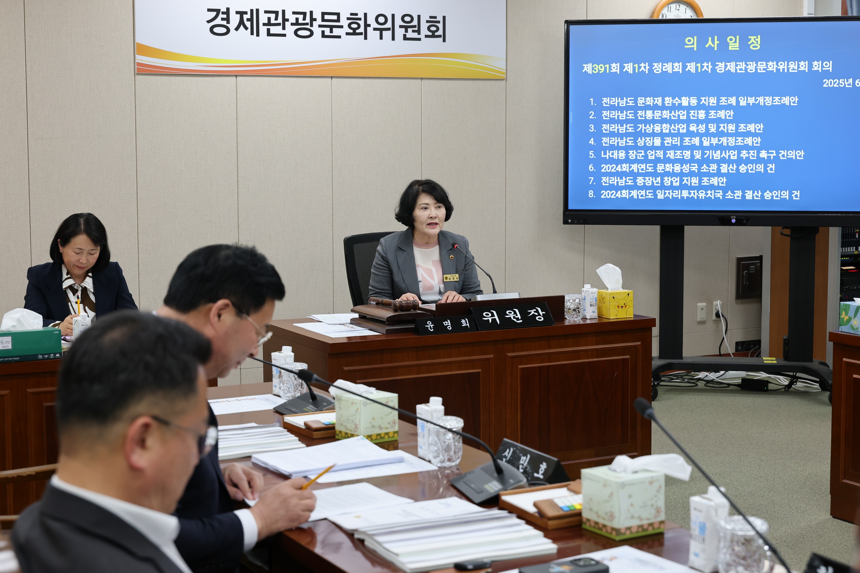 제391회 제1차 정례회 경제관광문화위원회 회의 첨부이미지 : 25년06월05일 제391회 제1차 정례회 경제관광문화위원회 회의 - 005.jpg