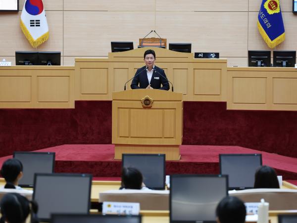 목포 산정초, 순천 비봉초 청소년 의회교실