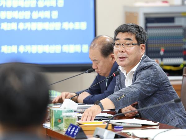 제392회 임시회 안전건설소방위원회 추경예산안 심사
