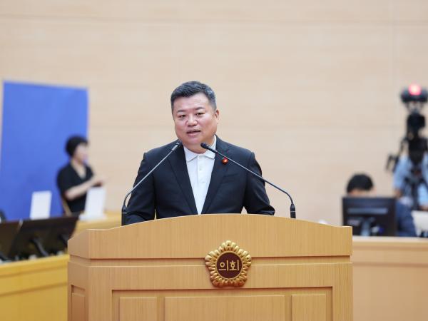 제392회 임시회 제4차 본회의 도정 및 교육행정 질문