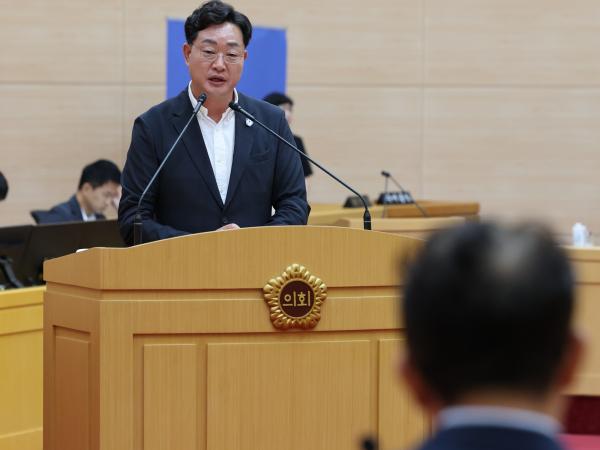 제392회 임시회 제3차 본회의 도정 및 교육행정 질문