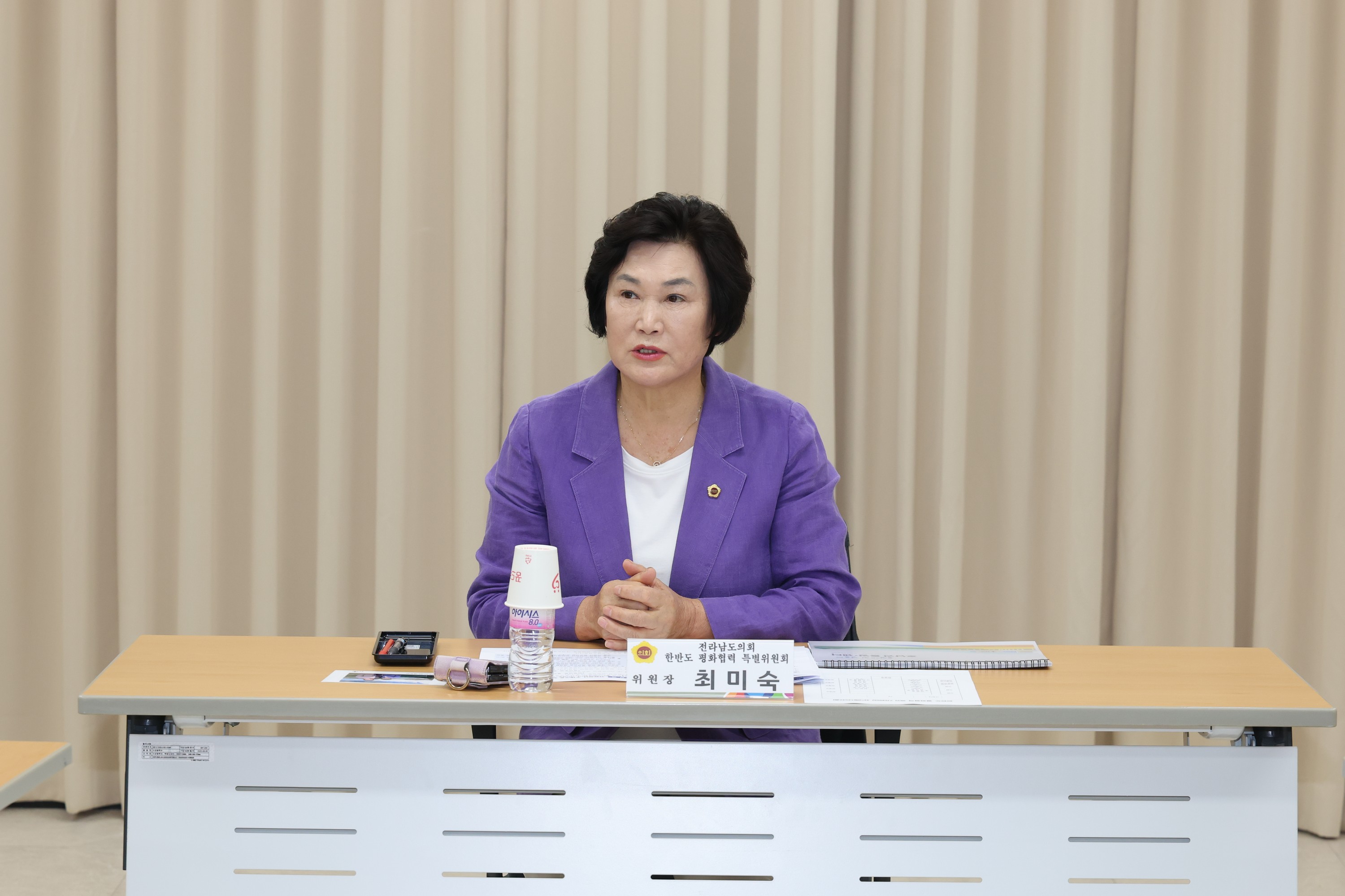 한반도 평화협력 특별위원회 현장 간담회 첨부이미지 : 25년07월23일 한반도 평화협력 특별위원회 호남권통일플러스센터 현장 간담회 - 021.jpg