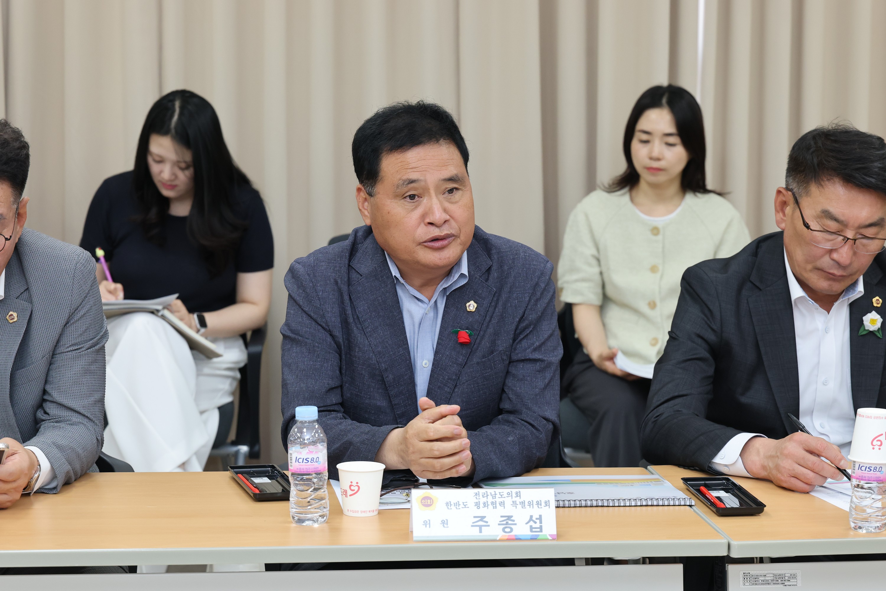한반도 평화협력 특별위원회 현장 간담회 첨부이미지 : 25년07월23일 한반도 평화협력 특별위원회 호남권통일플러스센터 현장 간담회 - 034.jpg