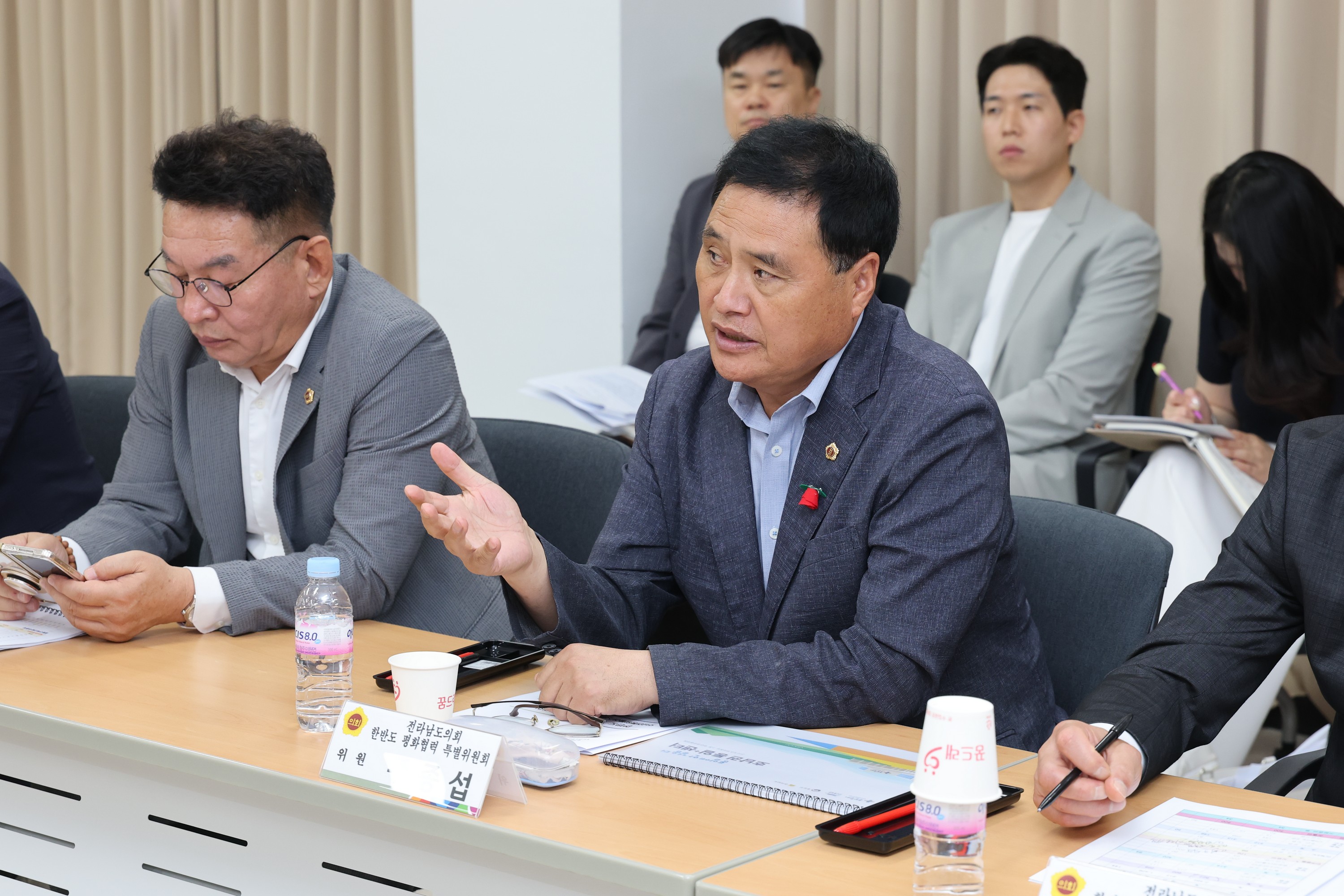 한반도 평화협력 특별위원회 현장 간담회 첨부이미지 : 25년07월23일 한반도 평화협력 특별위원회 호남권통일플러스센터 현장 간담회 - 036.jpg