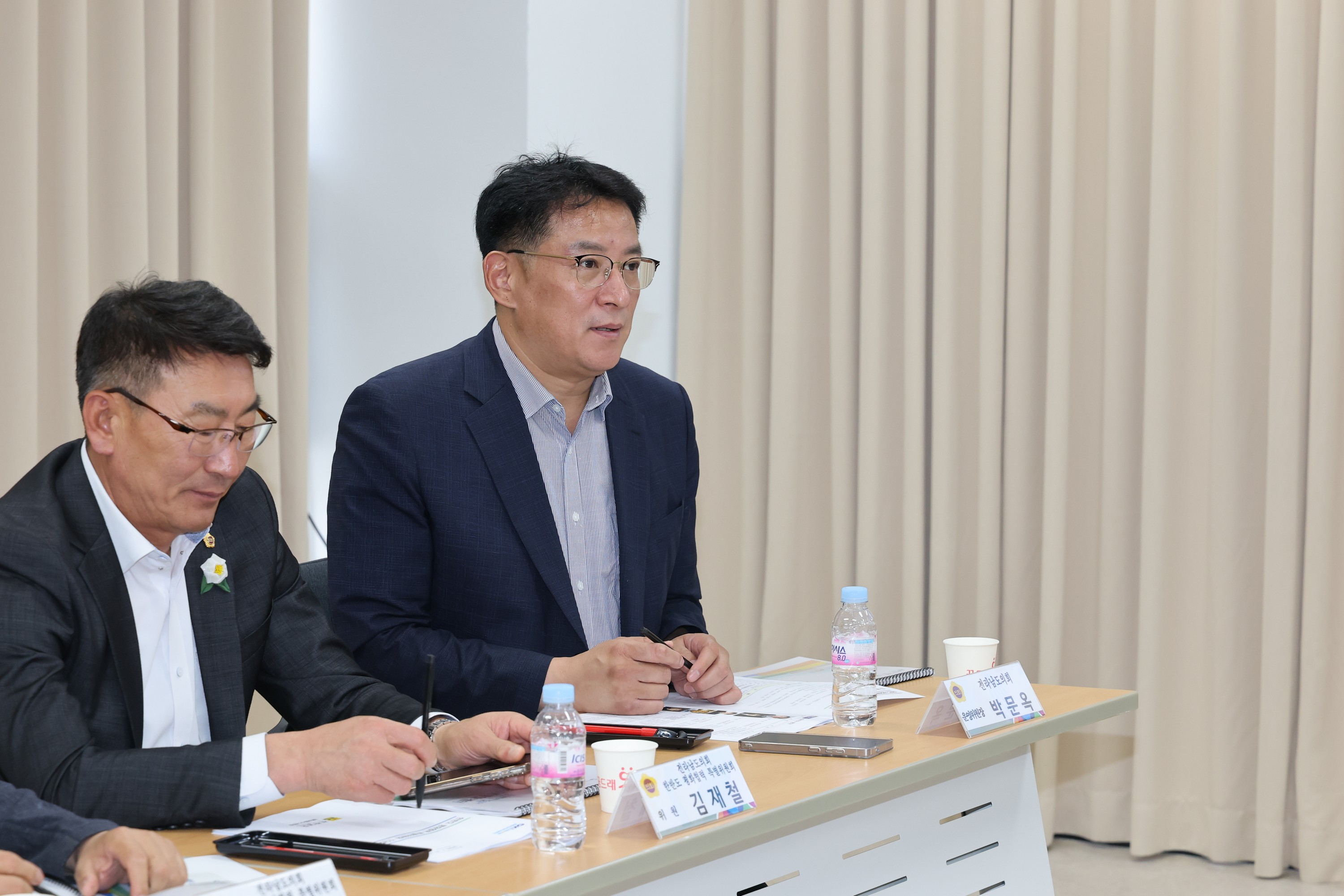 한반도 평화협력 특별위원회 현장 간담회 첨부이미지 : 25년07월23일 한반도 평화협력 특별위원회 호남권통일플러스센터 현장 간담회 - 043.jpg