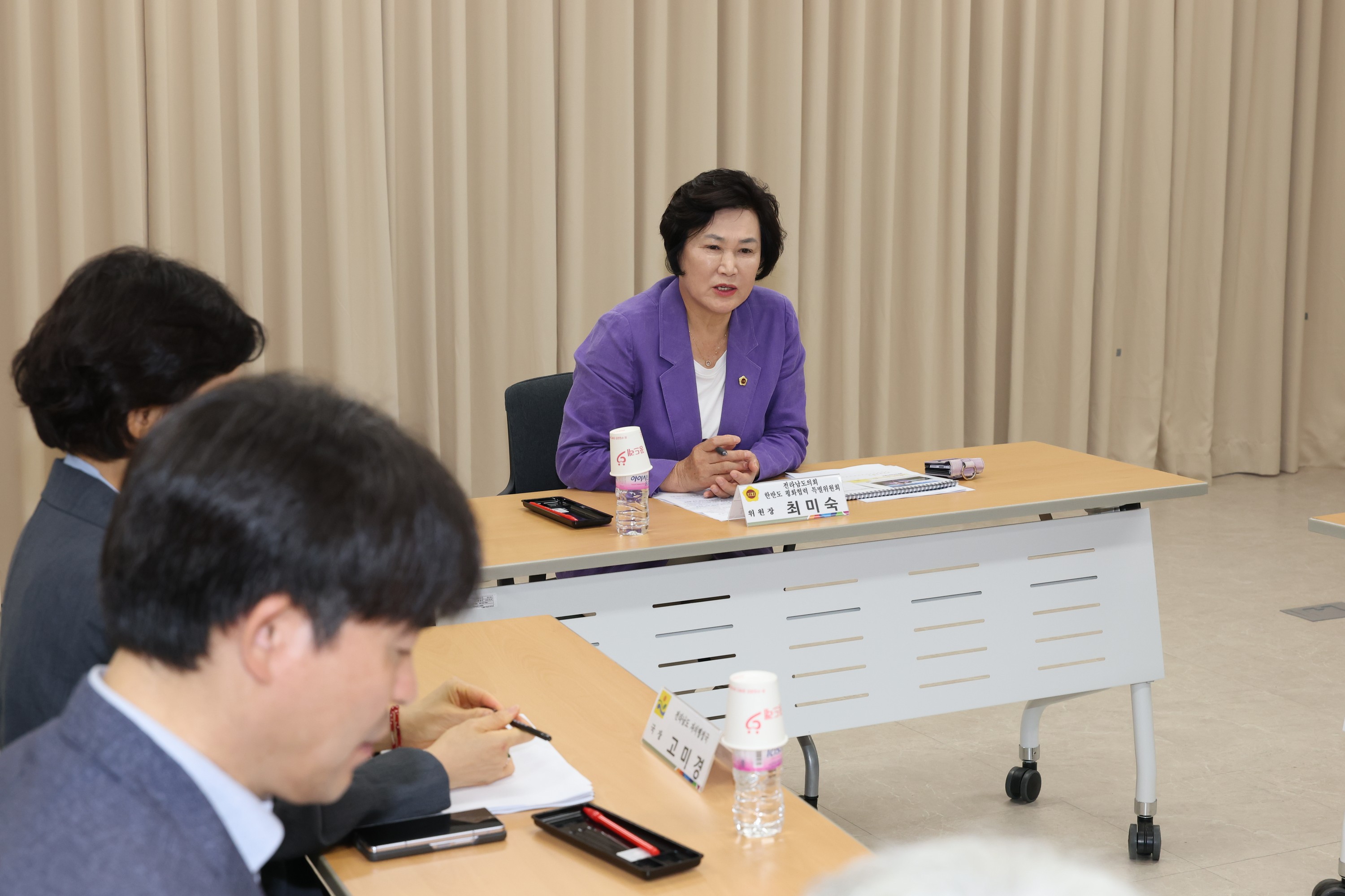 한반도 평화협력 특별위원회 현장 간담회 첨부이미지 : 25년07월23일 한반도 평화협력 특별위원회 호남권통일플러스센터 현장 간담회 - 047.jpg