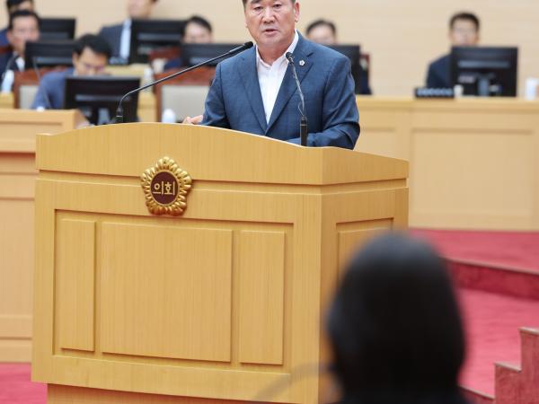 제392회 임시회 제2차 본회의 도정 및 교육행정 질문