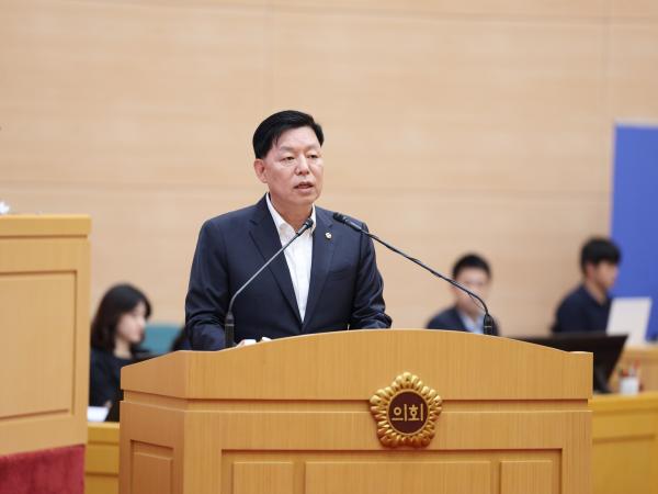 제392회 임시회 제2차 본회의 도정 및 교육행정 질문