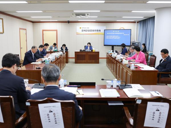 제392회 임시회 경제관광위원회 업무보고