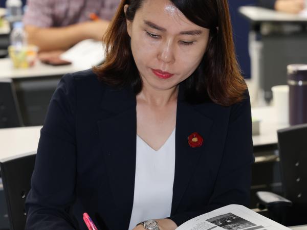 제1기 전라남도의회 의정 아카데미 자치입법 전문가 양성 과정 교육 및 수료식 첨부이미지 : 25년07월03일 제1기 전라남도의회 의정 아카데미 자치입법 전문가 양성 과정 교육 - 005.jpg