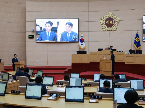 제393회 임시회 제3차 본회의 도정 및 교육행정 질문