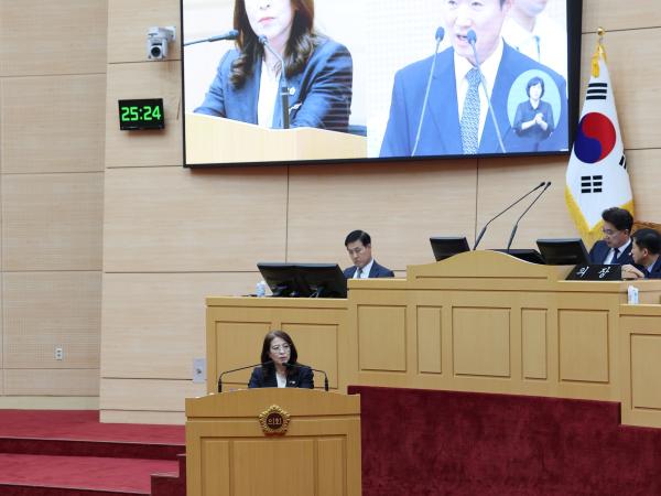 제393회 임시회 제5차 본회의 도정 및 교육행정 질문 첨부이미지 : 25년09월19일 제393회 임시회 제5차 본회의 도정 및 교육행정 질문 - 013.jpg