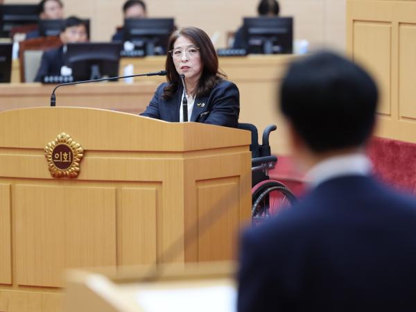 제393회 임시회 제5차 본회의 도정 및 교육행정 질문