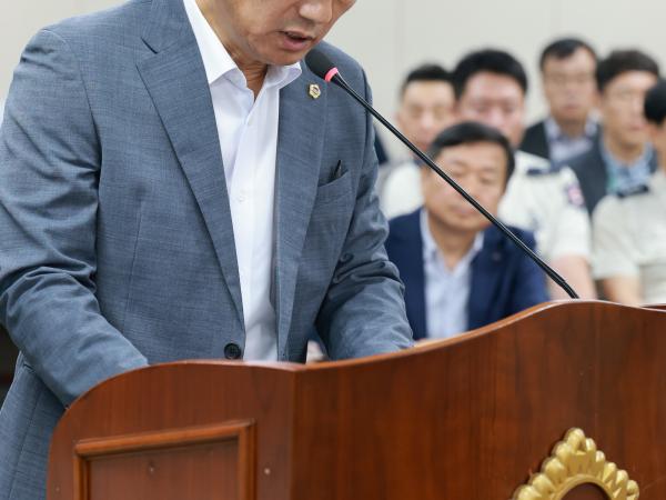 제393회 임시회 안전건설소방위원회 회의
