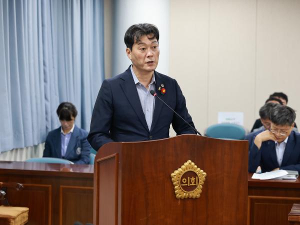 제393회 임시회 안전건설소방위원회 회의